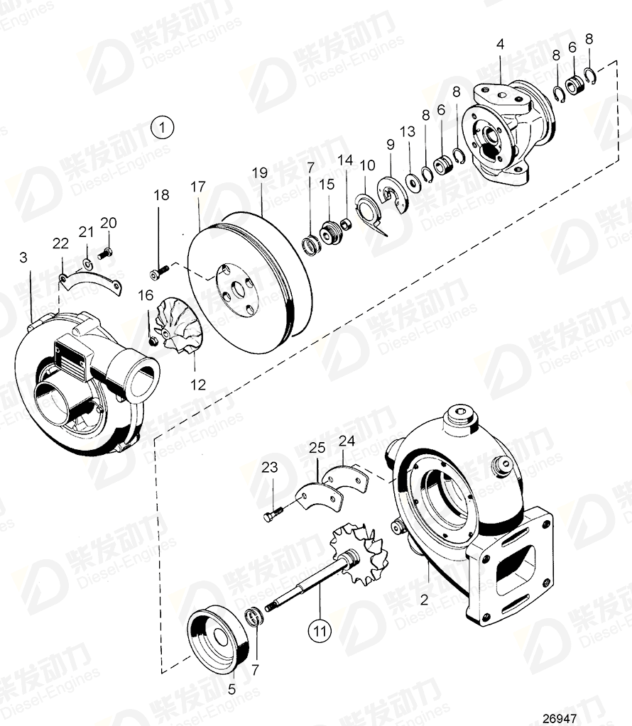 volvo penta Lock nut 848711 Drawing volvo penta Lock nut 848711 Drawing
